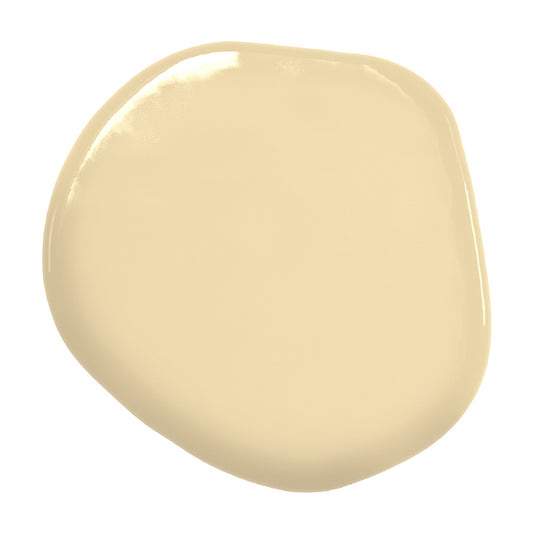 Swatch of Colour Mill Sand Oil Blend showing a creamy beige pigment on white background