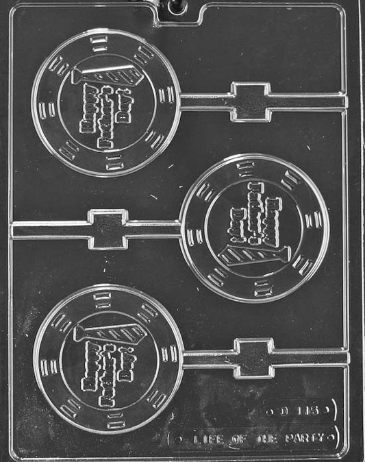 Chocolate mold with Happy Father’s Day message