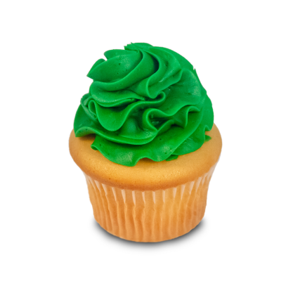 Dark Green Buttercream-Style Frosting