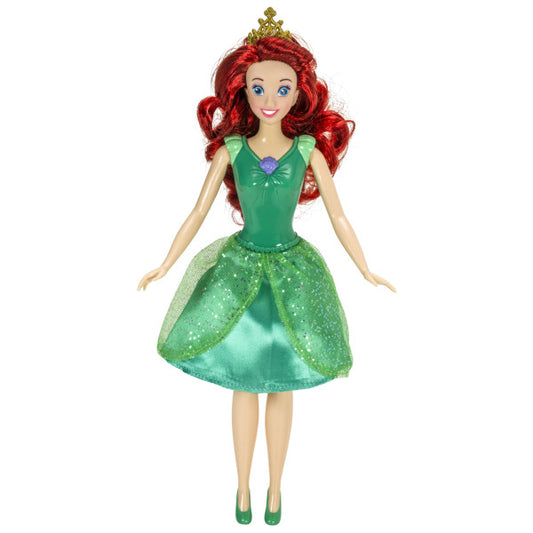 Ariel Signature DecoSet® featuring a collectible Ariel doll dressed in a green molded bodice and shimmering fabric skirt.