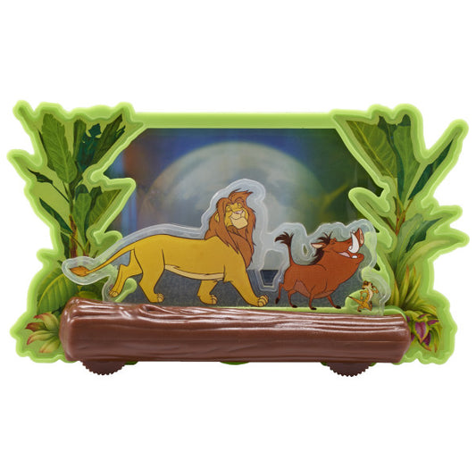 The Lion King DecoSet® featuring Simba, Timon, and Pumbaa walking on a log with a jungle backdrop.