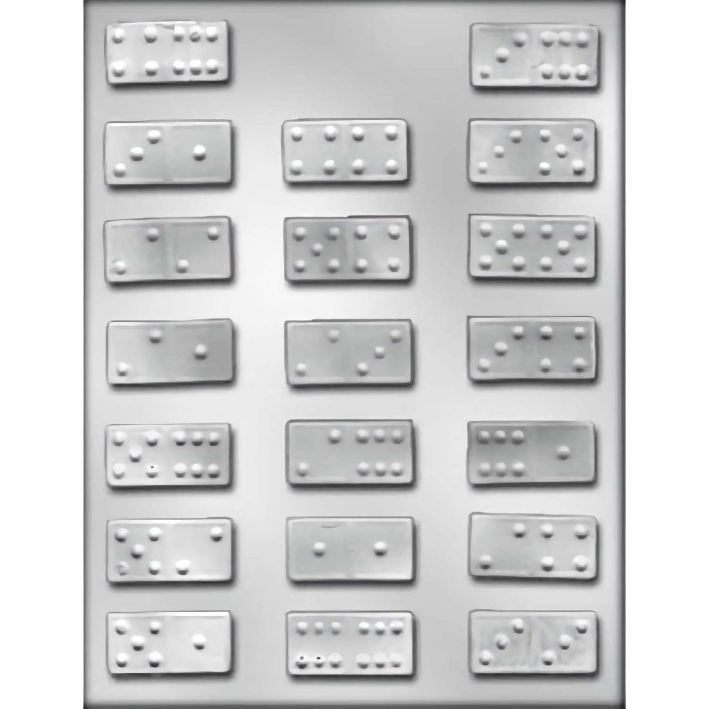 Dominoes Chocolate Mold, 1¾"