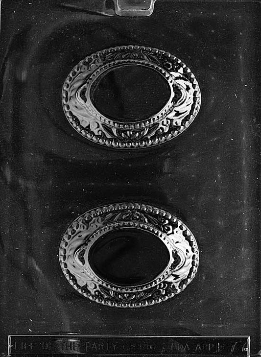 Chocolate mold shaped as an egg holder with fluted detail, designed to support chocolate eggs.