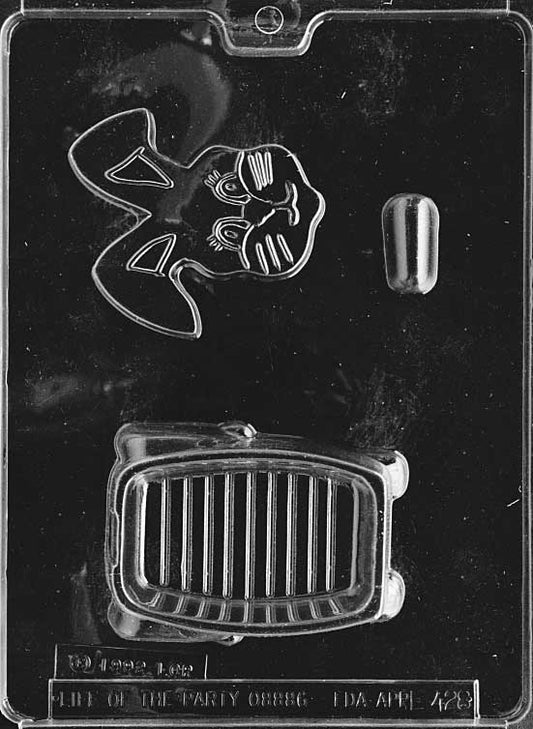 3D BUNNY POUR BOX mold showing full bunny form with rounded shape.