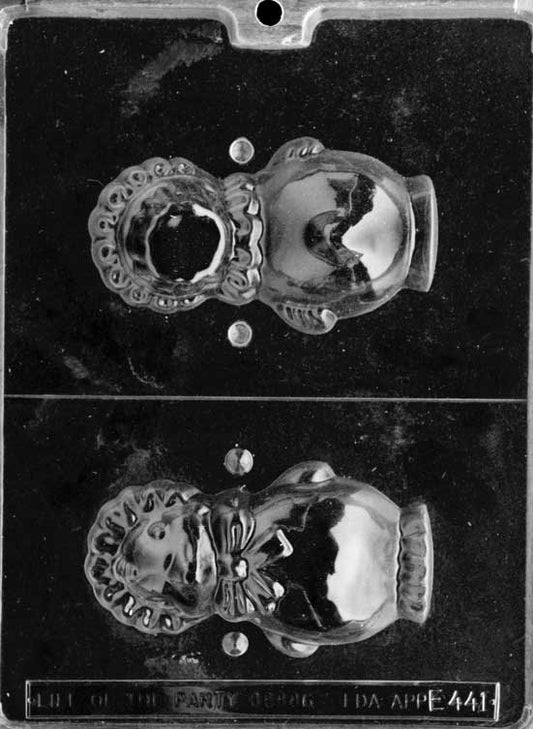 HOLLOW CHICK WITH HAT mold showing chick character with small hat and round body.