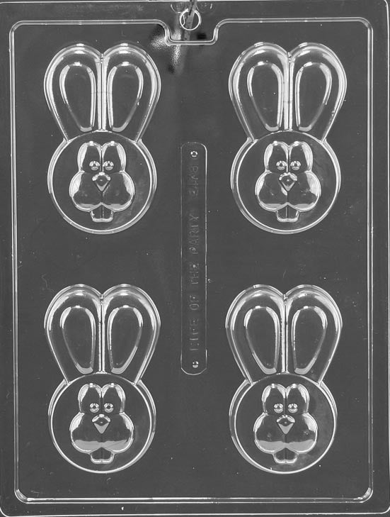 BUNNY COOKIE mold with bunny silhouette shaped like a cookie piece.