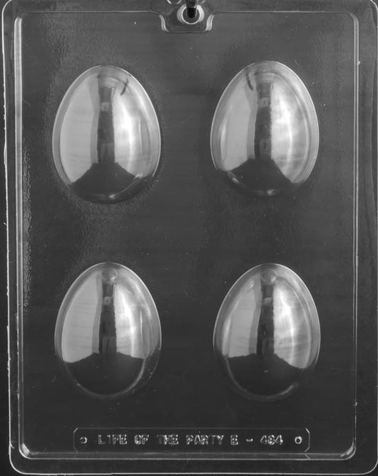 3D EGG mold featuring smooth oval egg form.