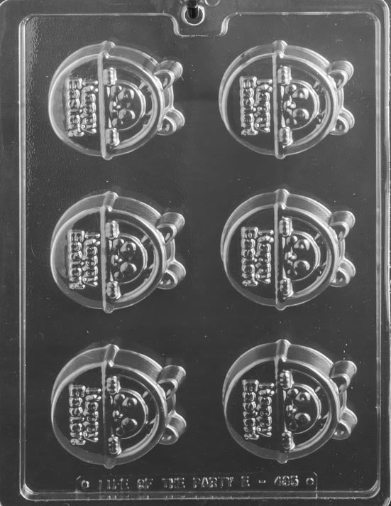 HAPPY EASTER BASKET COOKIE mold featuring embossed message with basket motif.