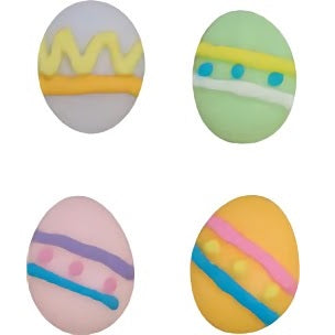 Easter Egg Charms Royal Icing - 12 Pack