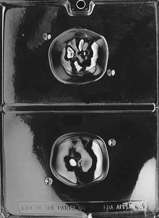3D APPLE mold featuring larger apple-shaped chocolate design.