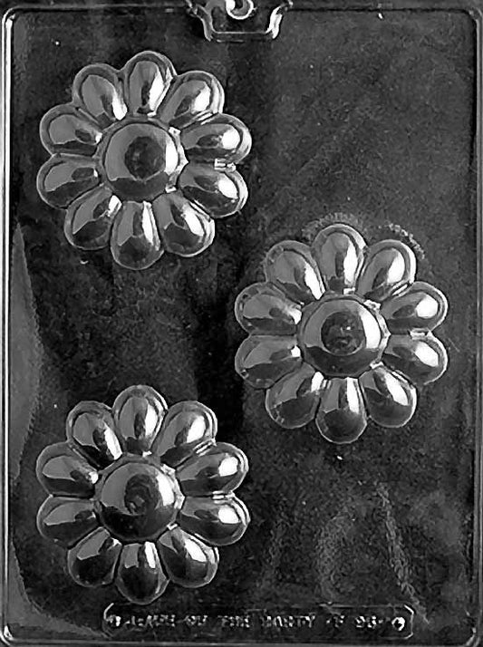 FLOWER BAR mold with bar-shaped chocolate cavities featuring floral accents.