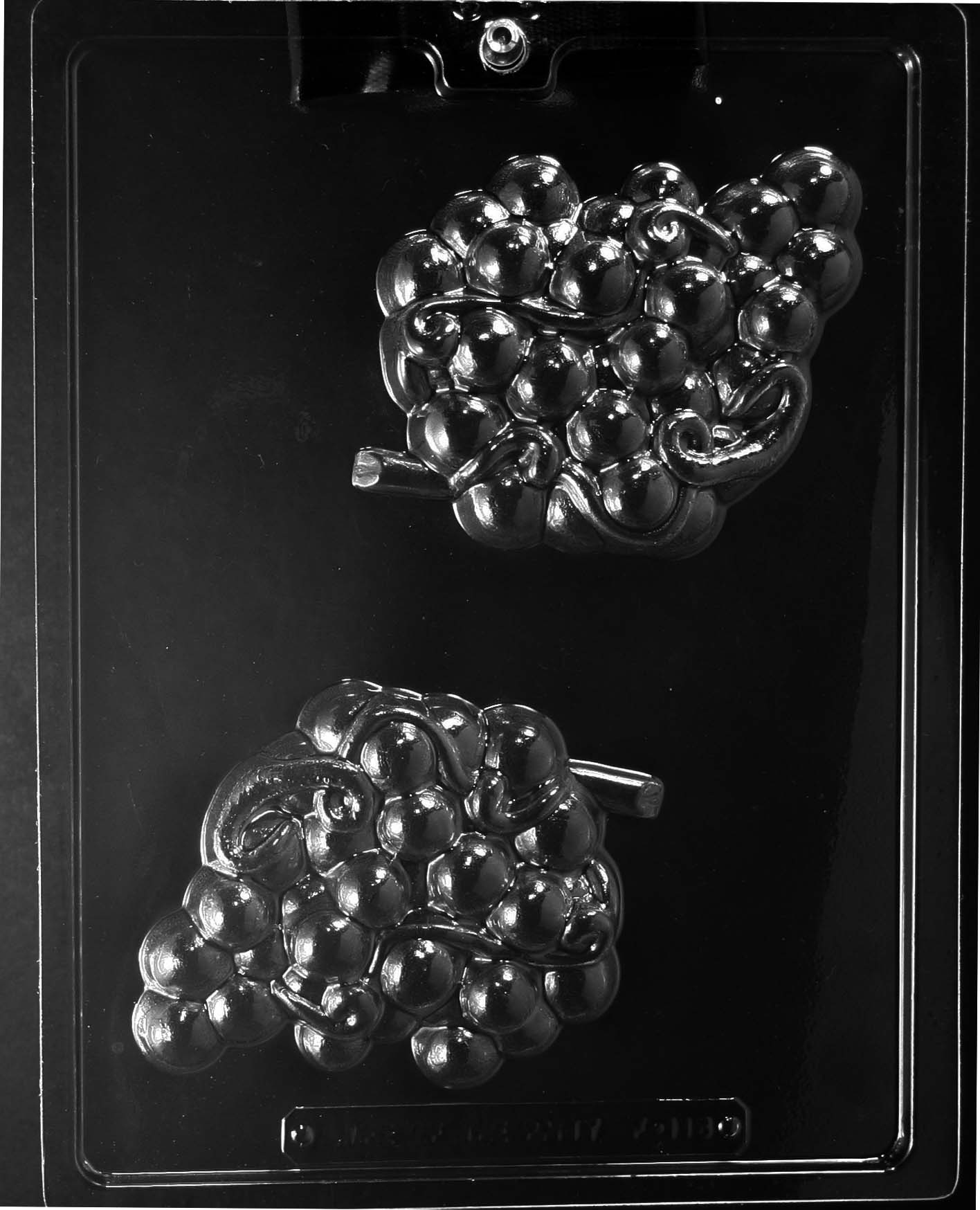 GRAPE CLUSTER mold featuring grape bunch-shaped chocolate cavities.