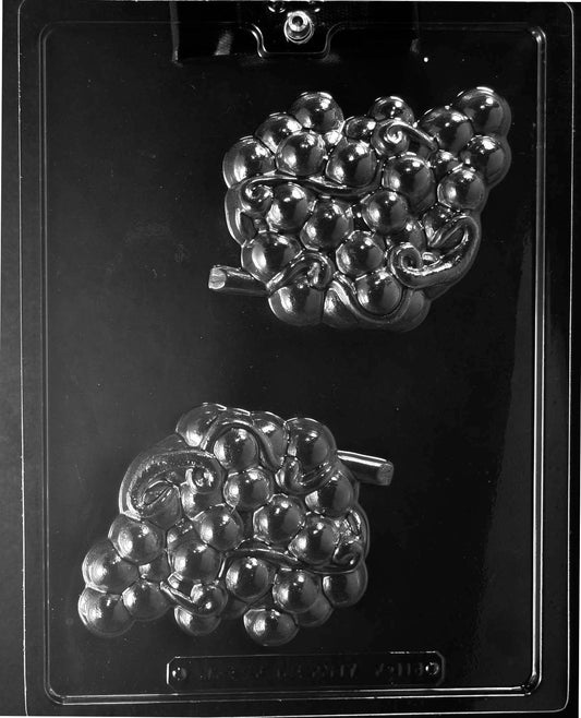 GRAPE CLUSTER mold featuring grape bunch-shaped chocolate cavities.