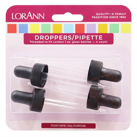 Threaded Droppers for 1 ounce Glass Bottles