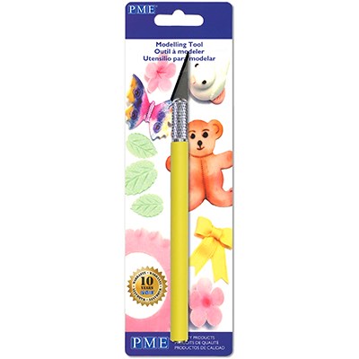 PME sugar craft knife in retail packaging, ideal for detailed cake decorating and fondant crafting.