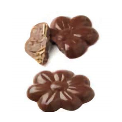 This break-apart chocolate mold features a series of connected flower shapes, designed to create a floral chocolate bark that can be easily separated into individual pieces, ideal for spring-themed gatherings or as a decorative edible craft.