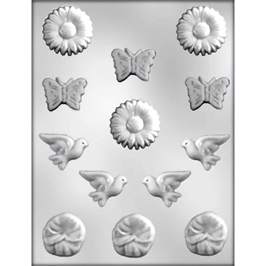 Flower / Butterfly / Dove Chocolate Mold