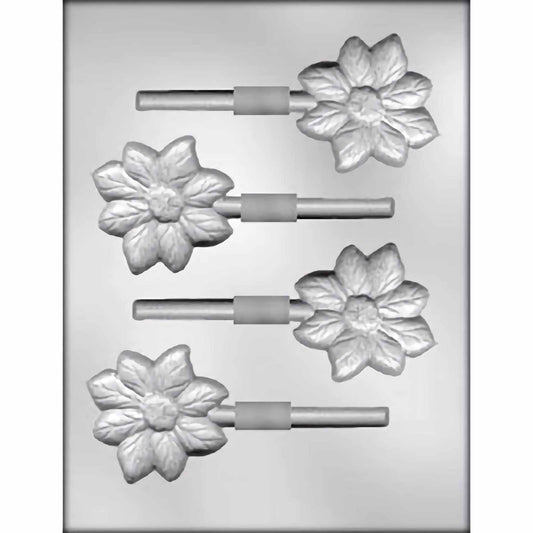 Flower Chocolate Lollipop Mold - 2.75"