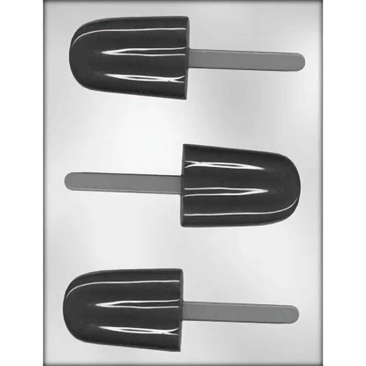 Fudge Bar Chocolate Lollipop Mold - 3"