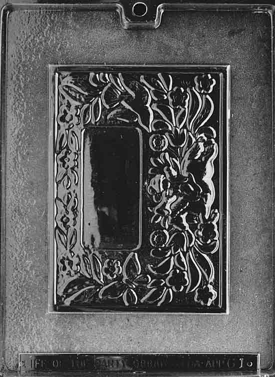 FANCY CARD mold featuring elegant card-shaped chocolate cavities.