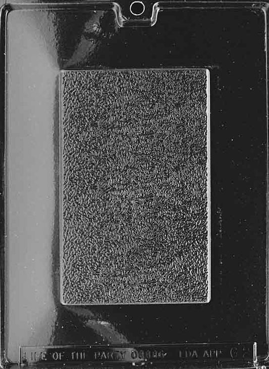 PLAIN CARD mold featuring blank card-shaped chocolate cavities.