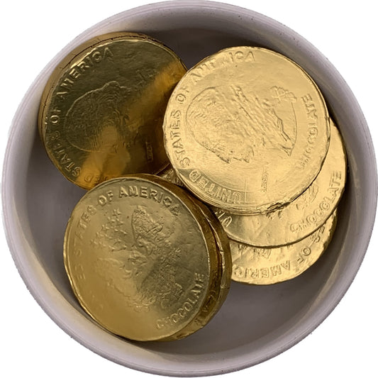 Gold Foil Chocolate Coins
