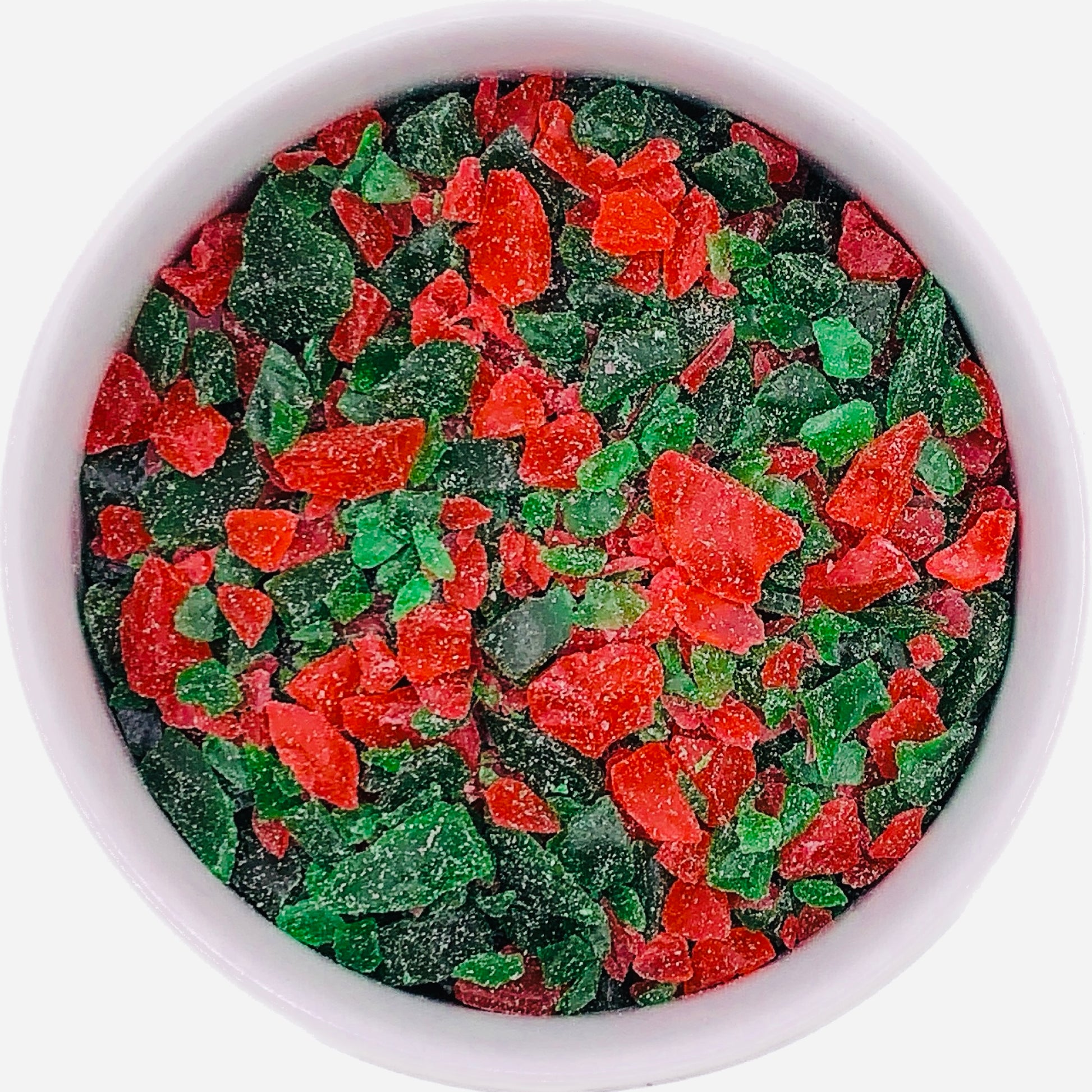 Red and Green Peppermint Ice Crunch