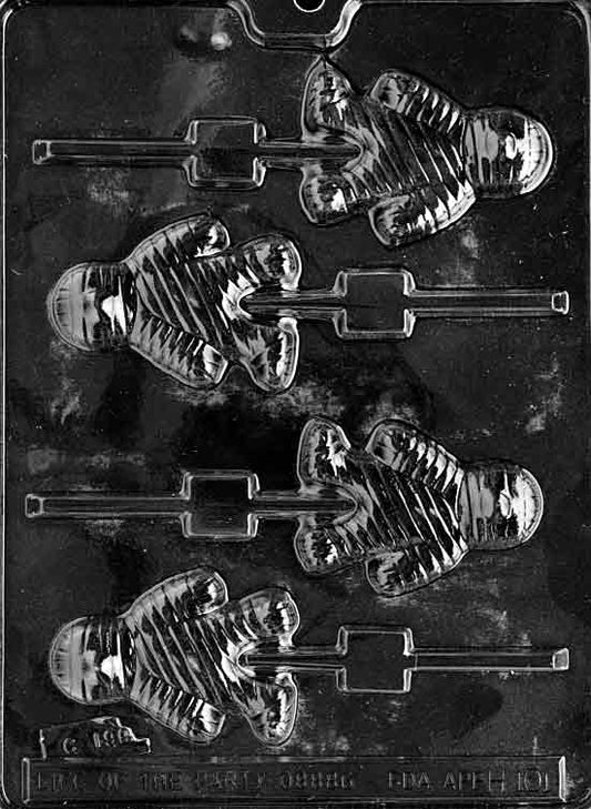 MUMMY Lollipop mold, mummy face lollipop cavity for chocolates.