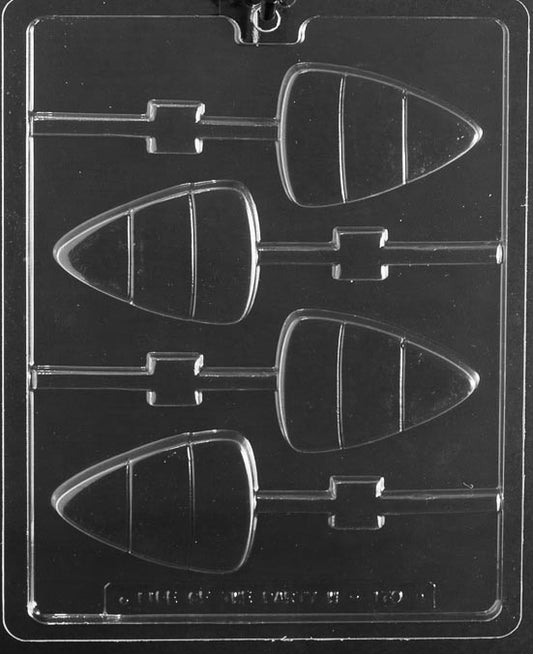 LARGE CANDY CORN Lollipop mold, candy corn motif for lollipops.