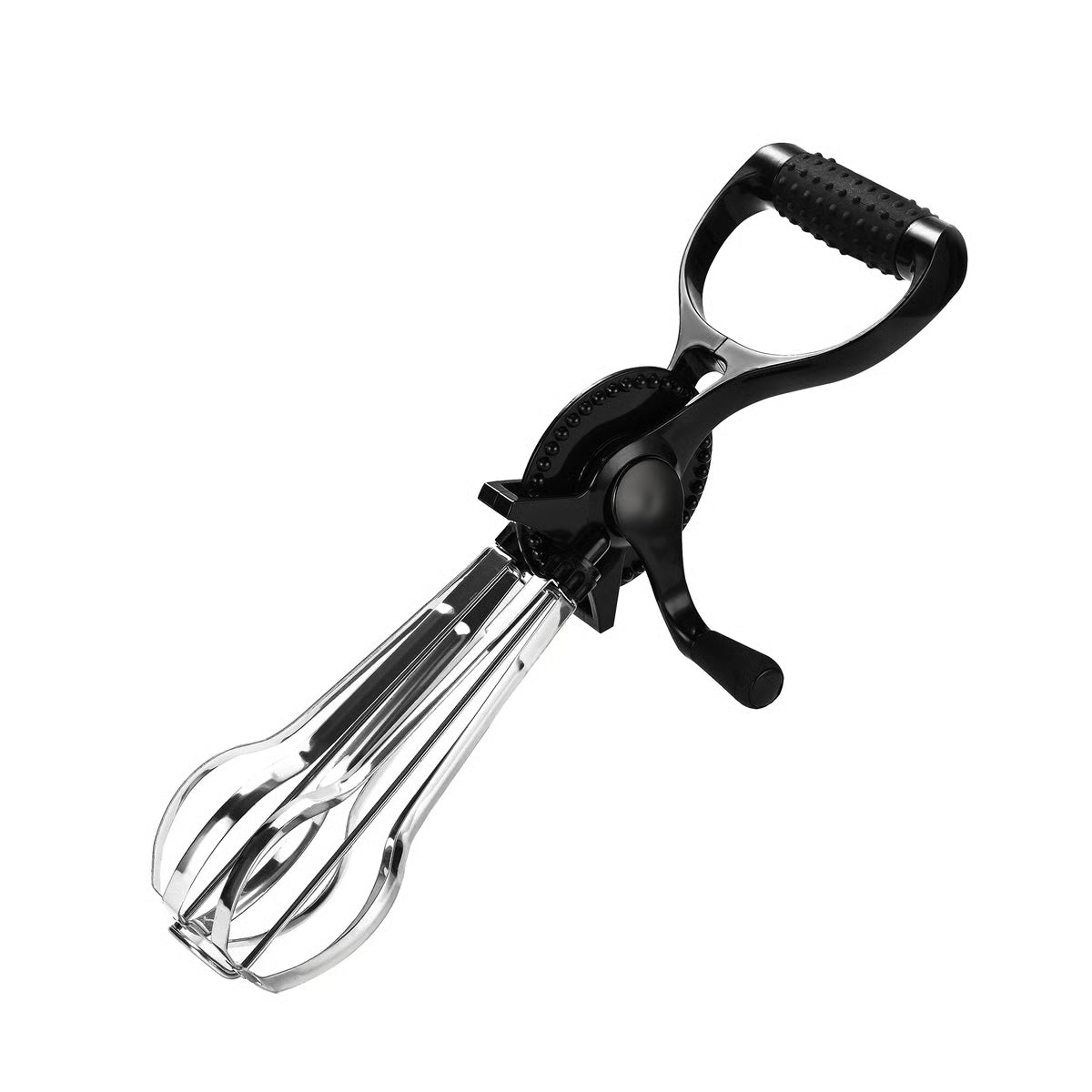 Black and clear kitchen tool on a white background