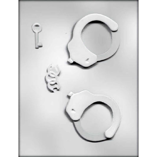 Handcuffs 3D Chocolate Mold - 3.75"