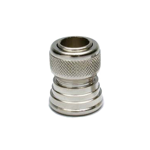 Ateco 405 Metal Standard Coupler, a durable nickel-plated brass coupler for easy piping tip changes.