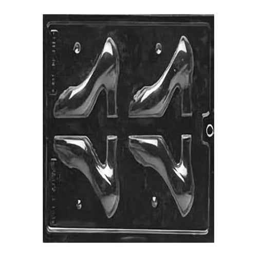 Fashionable High Heel Shoe Medium 3D Chocolate Mold, designed to craft a three-dimensional chocolate shoe with a sleek stiletto heel and a pointed toe. This stylish mold is perfect for fashion show events, boutique openings, or as a sophisticated gift for fashionistas and shoe lovers.