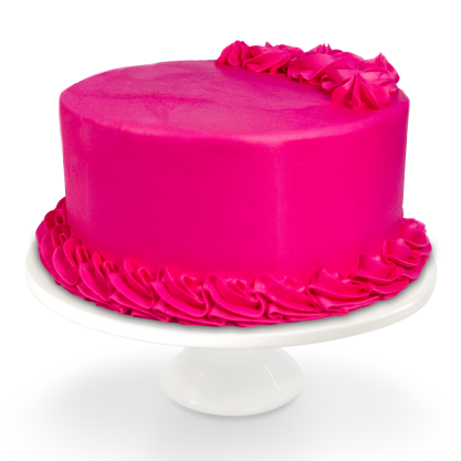 Hot Pink Buttercream-Style Frosting