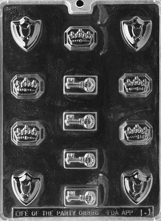 Image shows ENGLAND chocolate mold with design inspired by British cultural or symbolic imagery.