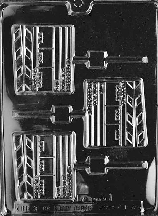 Image of DIRECTOR'S CLAPour BoxOARD mold with iconic angled top and slate pattern.