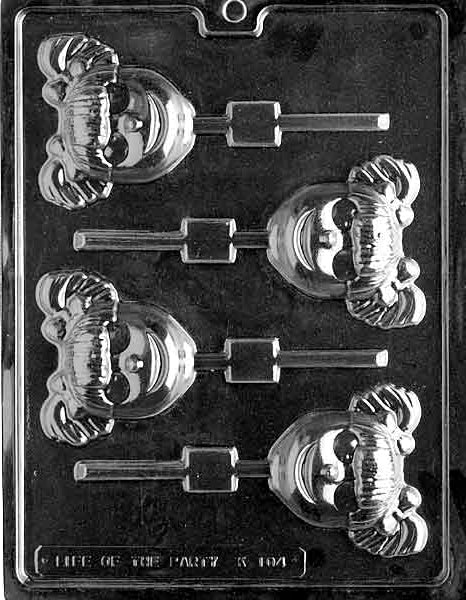 Little Girl Lollipop chocolate mold, clear mold with girl figure design for candy pops.