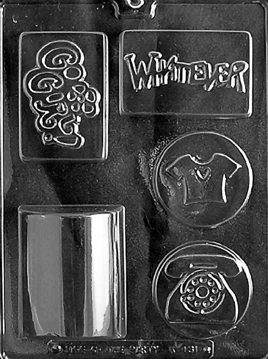 Cool Bar and Loaf Mold, clear mold with rectangular loaf and bar shapes for making.