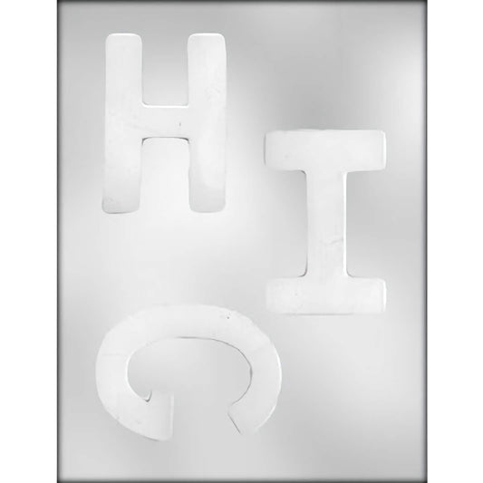 Letter G-H-I Chocolate Mold