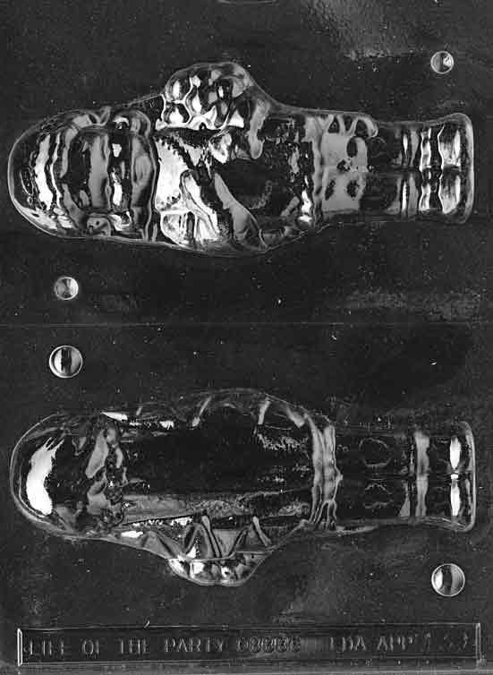 Chocolate mold M039 Girl Communion or Wedding featuring tall figure of girl in formal gown for symbolic chocolate pieces.