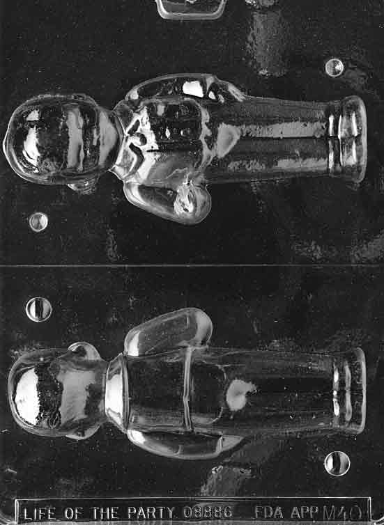 Chocolate mold M040 Boy Communion or Wedding with tall figure of boy in suit for symbolic chocolate designs.