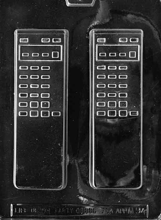 Chocolate mold M094 Remote Control with rectangular remote design featuring button details.