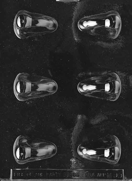 Chocolate mold M099 Noses with sculpted nose shapes for humorous chocolate designs.