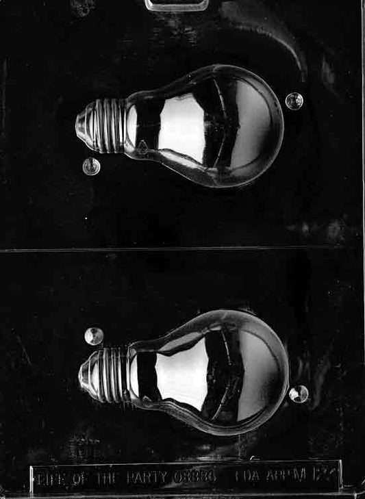 Chocolate mold M123 Bulb with classic light bulb shape including rounded top and base detail.