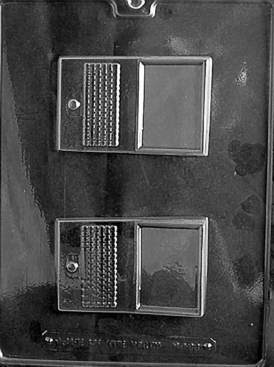 Chocolate mold M188 Laptop Computer with rectangular laptop design and detailed screen and keyboard.