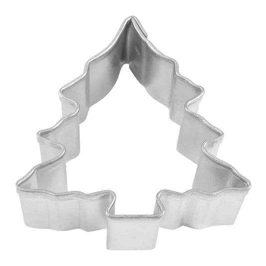 Mini Christmas Tree cookie cutter made of durable steel, ideal for festive baking.