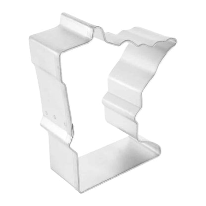 Side view of Minnesota state cookie cutter showcasing its high-quality construction.