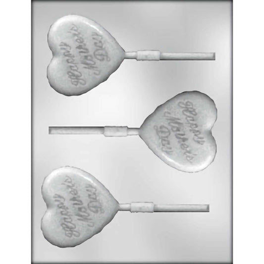 Mother's Day Heart Chocolate Lollipop Mold
