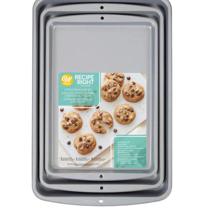 Non Stick Cookie Sheets - 3 Piece