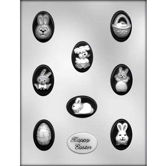 Oval Easter Mint Chocolate Mold
